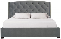 Кровать BERNHARDT Jordan Button-Tufted Wing Bed