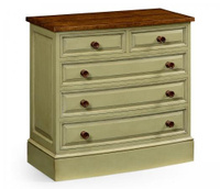 Комод Jonathan Charles Gustavian style bow fronted chest