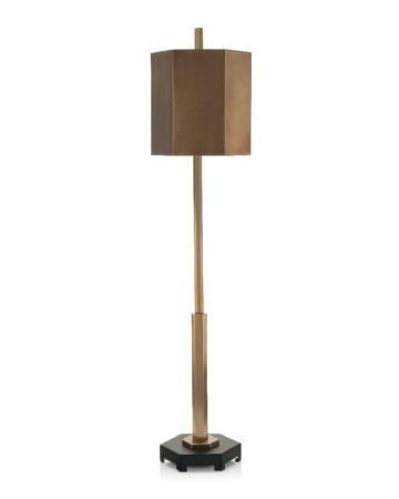 Настольная лампа John-Richard Brass-Finished Hex Buffet Table Lamp