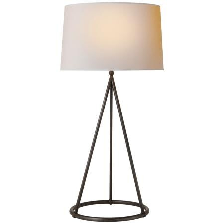 Настольная лампа Visual Comfort Nina Tapered Table Lamp Aged Iron