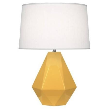 Настольная лампа Robert Abbey Delta Table Lamp Sunset Yellow