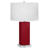 Настольная лампа Robert Abbey Harvey 33" Table Lamp Ruby Red