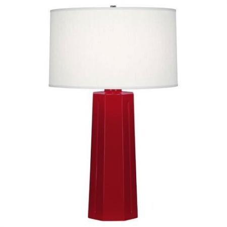 Настольная лампа Robert Abbey Mason Table Lamp Ruby Red