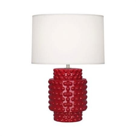 Настольная лампа Robert Abbey Dolly 14,5" Table Lamp Ruby Red