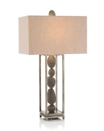 Настольная лампа John-Richard Framed River Rock Table Lamp