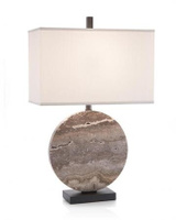 Настольная лампа John-Richard Layered Stone Disc Table Lamp