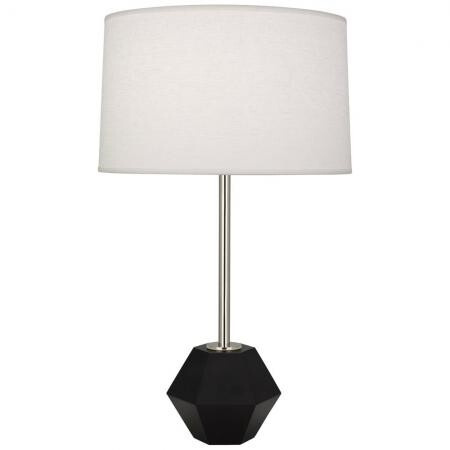 Настольная лампа Robert Abbey Marcel Table Lamp Black/Polished Nickel