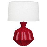 Настольная лампа Robert Abbey Orion 19,5" Table Lamp Ruby Red