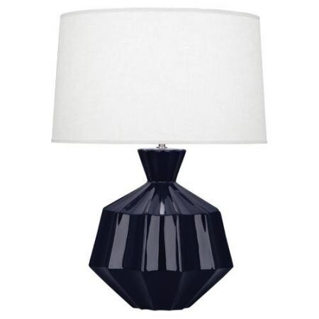 Настольная лампа Robert Abbey Orion 19,5" Table Lamp Midnight Blue