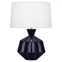 Настольная лампа Robert Abbey Orion 19,5" Table Lamp Midnight Blue