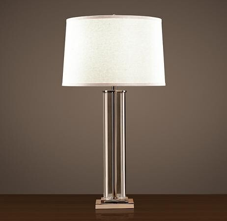 Настольная лампа Restoration Hardware FRENCH COLUMN GLASS LAMP
