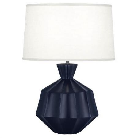 Настольная лампа Robert Abbey Orion 19,5" Table Lamp Matte Midnight Blue