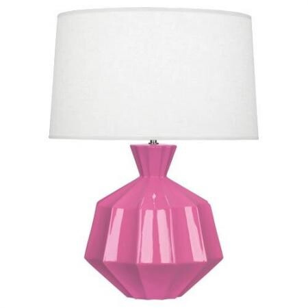 Настольная лампа Robert Abbey Orion 19,5" Table Lamp Pink