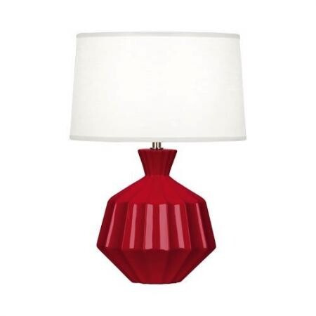 Настольная лампа Robert Abbey Orion 12,5" Table Lamp Ruby Red