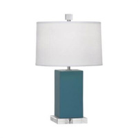 Настольная лампа Robert Abbey Harvey 19,25" Table Lamp Steel Blue