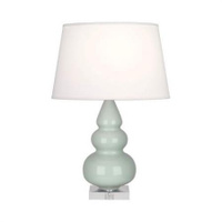 Настольная лампа Robert Abbey Triple Gourd 16" Table Lamp Celadon/Lucite