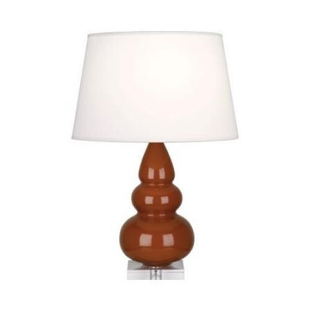 Настольная лампа Robert Abbey Triple Gourd 16" Table Lamp Cinnamon/Lucite