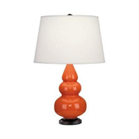 Настольная лампа Robert Abbey Triple Gourd 16" Table Lamp Pumpkin/Bronze