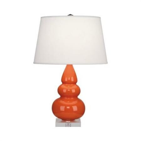 Настольная лампа Robert Abbey Triple Gourd 16" Table Lamp Pumpkin/Lucite