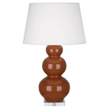 Настольная лампа Robert Abbey Triple Gourd 20" Table Lamp Cinnamon/Lucite