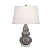 Настольная лампа Robert Abbey Triple Gourd 16" Table Lamp Smokey Taupe/Lucite