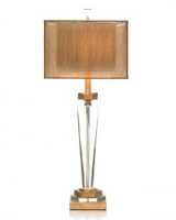 Настольная лампа John-Richard Crystal and Antique Brass Table Lamp