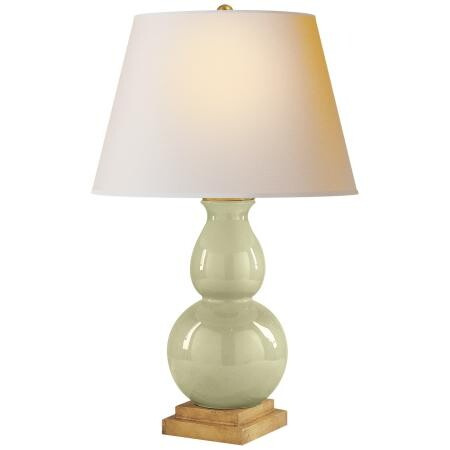 Настольная лампа Visual Comfort Gourd Form Small Table Lamp Celadon