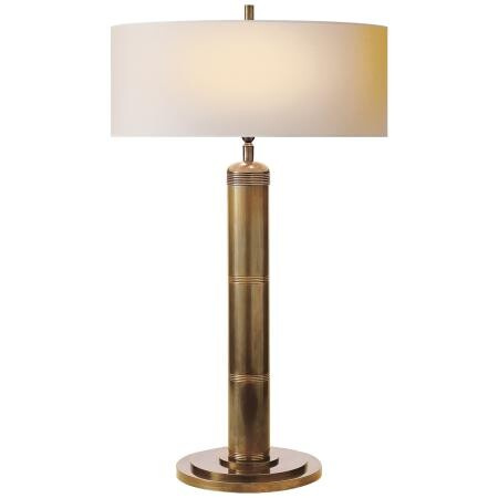 Настольная лампа Visual Comfort Longacre Tall Table Lamp Antique Brass