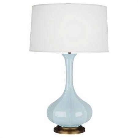 Настольная лампа Robert Abbey Pike Table Lamp Baby Blue/Aged Brass