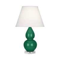 Настольная лампа Robert Abbey Double Gourd 13" Table Lamp Emerald/Lucite
