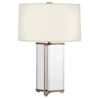 Настольная лампа Robert Abbey Fineas 19,5" Table Lamp Crystal/Brass