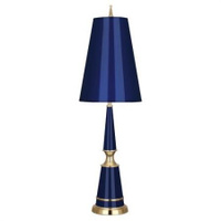 Настольная лампа Robert Abbey Versailles 10" Table Lamp Navy/Brass