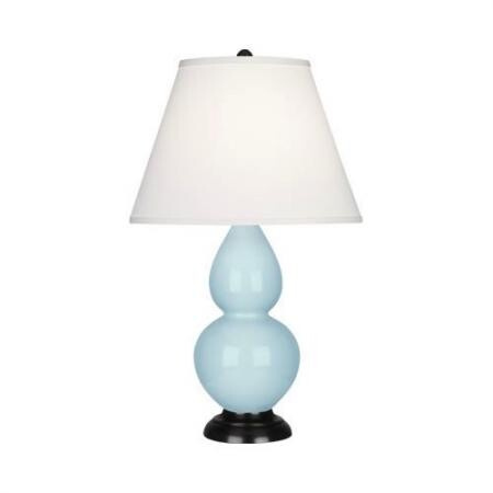 Настольная лампа Robert Abbey Double Gourd 13" Table Lamp Baby Blue/Bronze