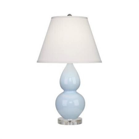 Настольная лампа Robert Abbey Double Gourd 13" Table Lamp Baby Blue/Lucite