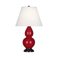 Настольная лампа Robert Abbey Double Gourd 13" Table Lamp Ruby Red/Bronze