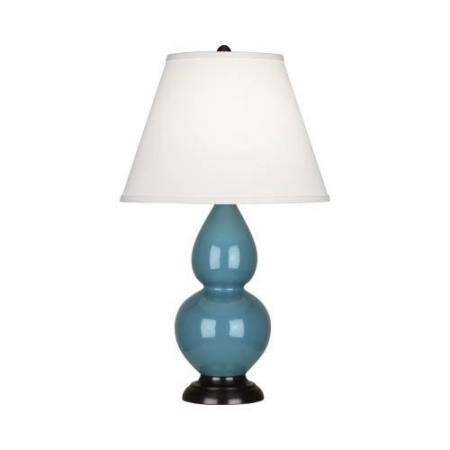Настольная лампа Robert Abbey Double Gourd 13" Table Lamp Steel Blue/Bronze