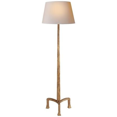 Напольная лампа Visual Comfort Strie Floor Lamp Gilded Iron
