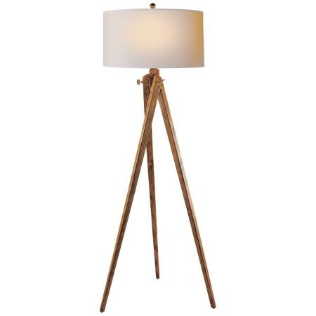 Напольная лампа Visual Comfort Tripod Floor Lamp French Wax