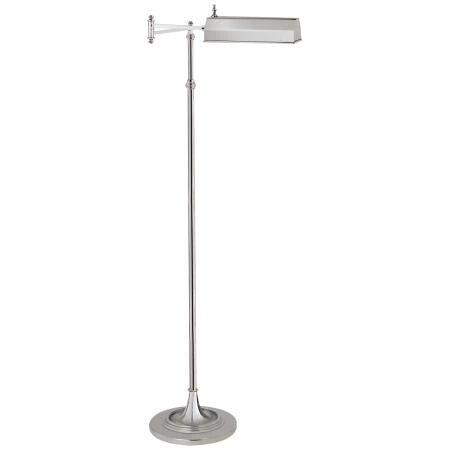Напольная лампа Visual Comfort Dorchester Swing Arm Pharmacy Floor Lamp Polished Nickel