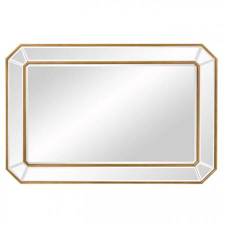 Зеркало в золотой раме Lennox от Louvre home