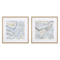 Настенный декор EICHHOLTZ Prints Agate Abstracts set of 2