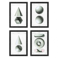 Настенный декор EICHHOLTZ Prints Spherical Projection set of 4