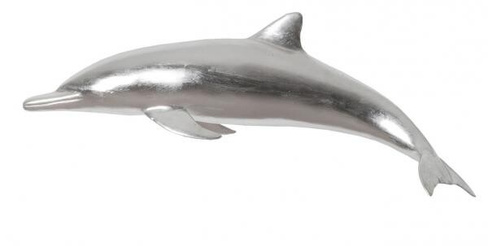 Настенный декор Phillips Collection Dolphin Wall Sculpture Silver