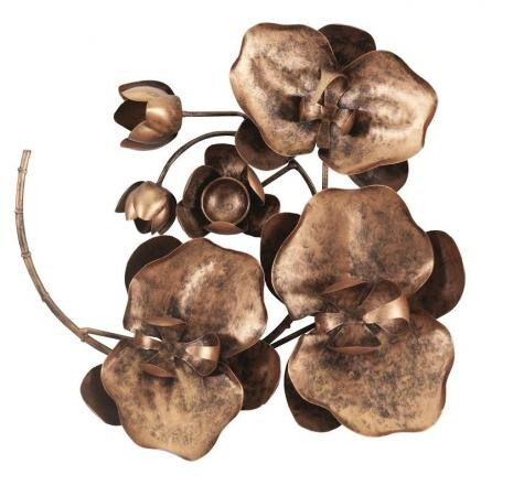 Настенный декор Phillips Collection Orchid Sprig Wall Art Copper