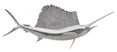 Настенный декор Phillips Collection Sail Fish Wall Sculpture Silver