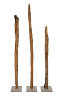 Скульптура Phillips Collection Teak Fence Sculpture, 3 шт
