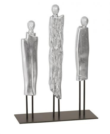 Скульптура Phillips Collection Robed Monk Trio Sculpture, Silver