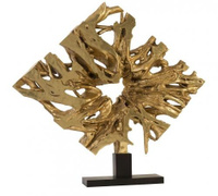 Скульптура Phillips Collection Cast Teak Root Sculpture, Gold