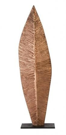 Скульптура Phillips Collection Carved Leaf Sculpture, Copper