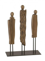 Скульптура Phillips Collection Robed Monk Trio Sculpture, Bronze